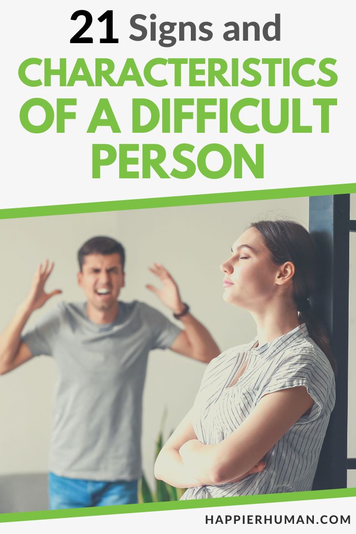 characteristics of a difficult person | signs of a difficult person | traits of challenging individuals
