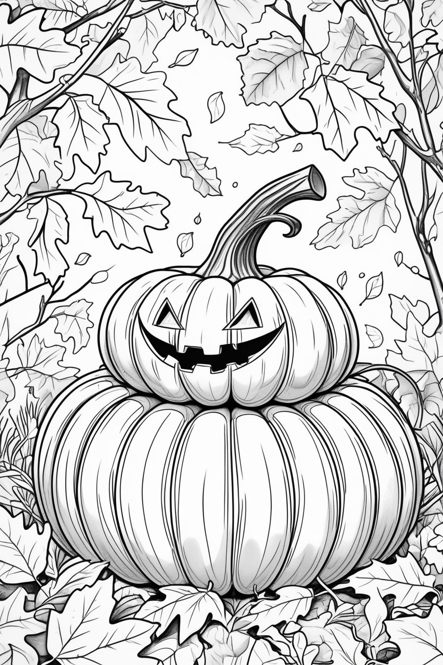 MR. Pumpkin - Fun kids free coloring page for kids