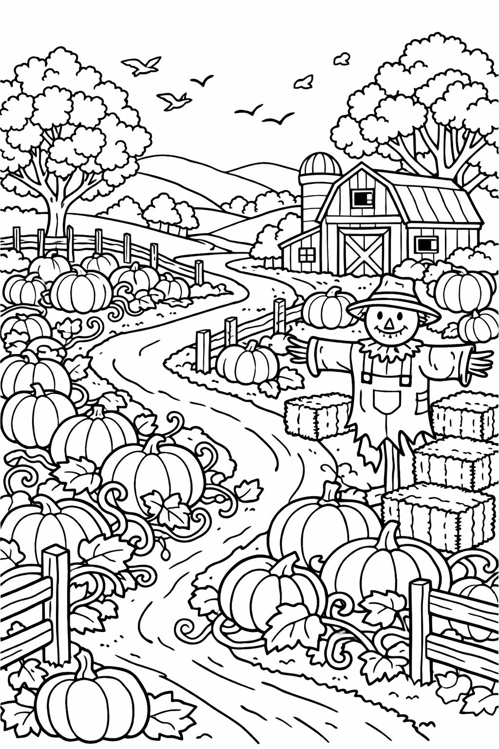 jack o lantern coloring page | carved pumpkin design | Halloween coloring page