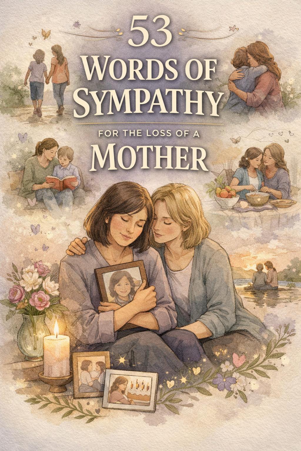 words of sympathy for loss of mother | short sympathy message for loss of mother | words of encouragement for a friend who lost her mother