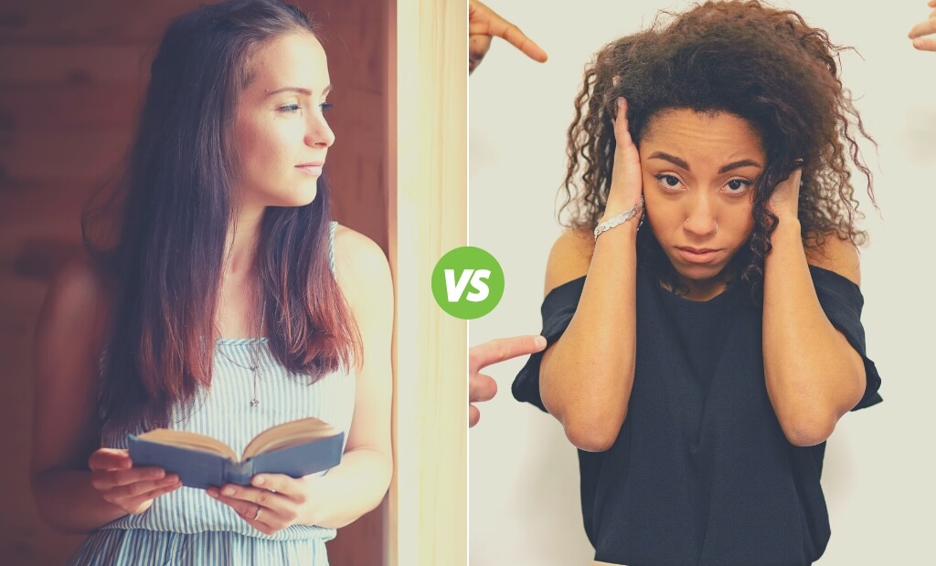 introvert vs social anxiety | introversion vs social anxiety | introvert