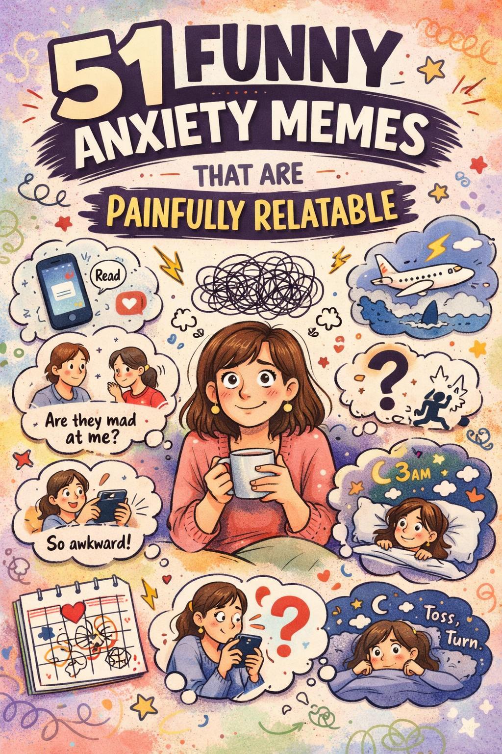 Funny Anxiety Memes You’ll Relate To These relatable anxiety memes will make you feel understood and entertained. Share a laugh with friends who know the battle all too well.Anxiety Memes | Mental Health Humor | Best Memes | Funny Memes | Coping With Anxiety | Anxiety Laughter | Meme Therapy