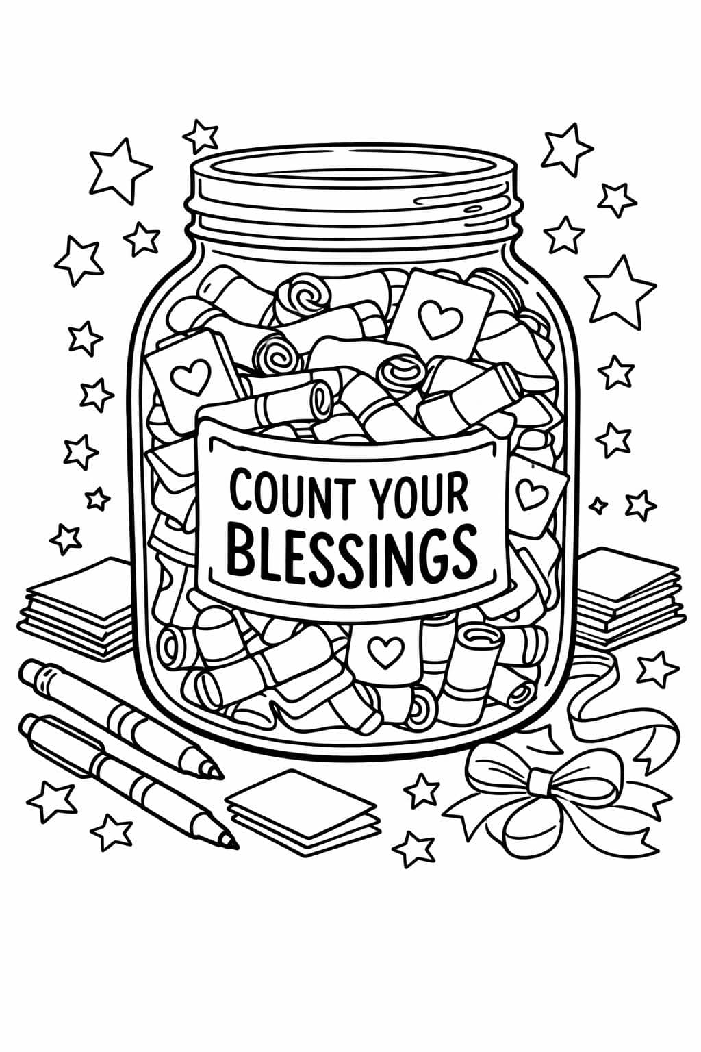 Thanksgiving floral coloring page | decorative autumn printable | adult coloring activity