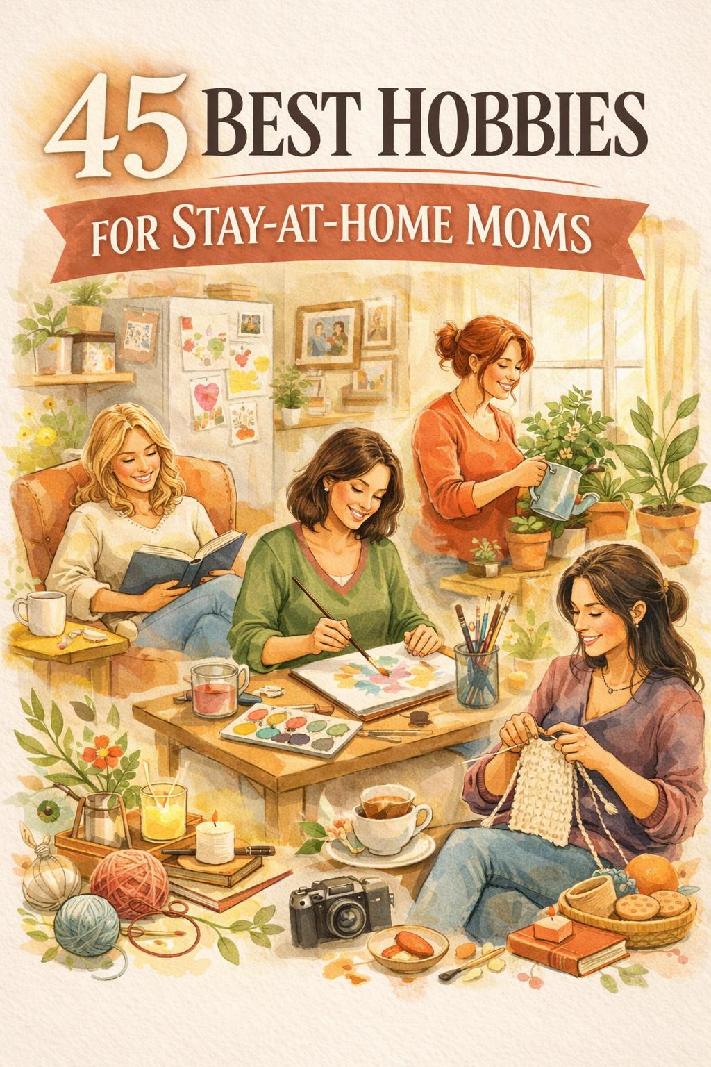 Discover fun and creative hobbies for stay-at-home moms to relax, stay productive, and find joy. From crafting to fitness, explore ideas to enrich your daily life.