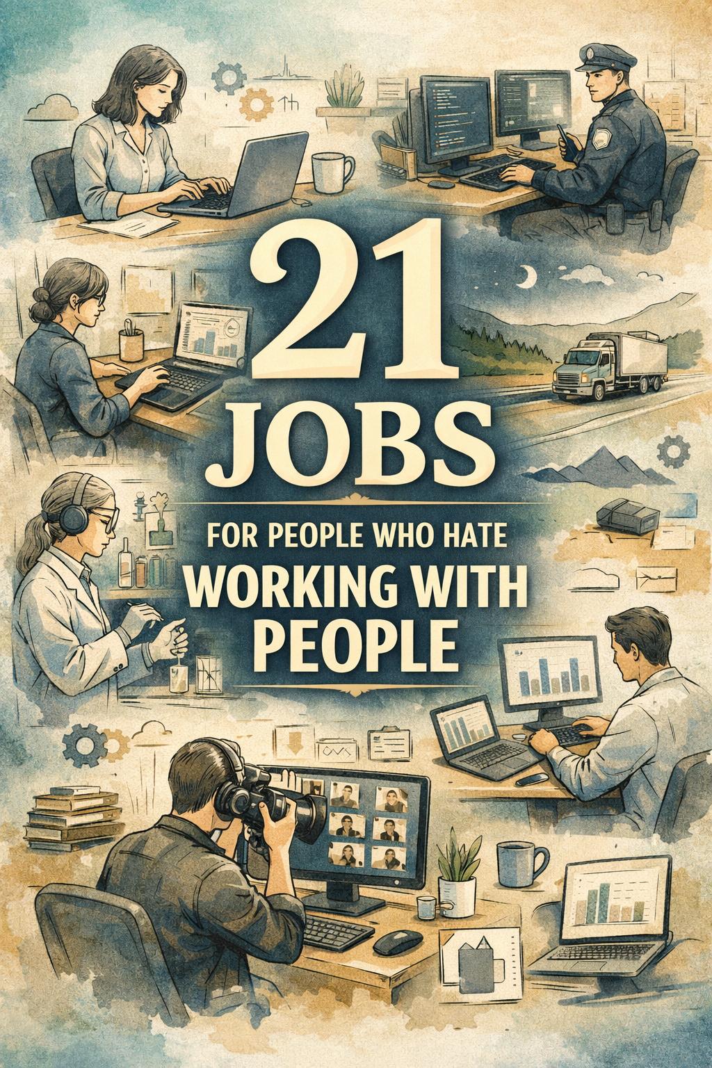 jobs for people who hate people | jobs that dont involve working with people | jobs for people who dont like people