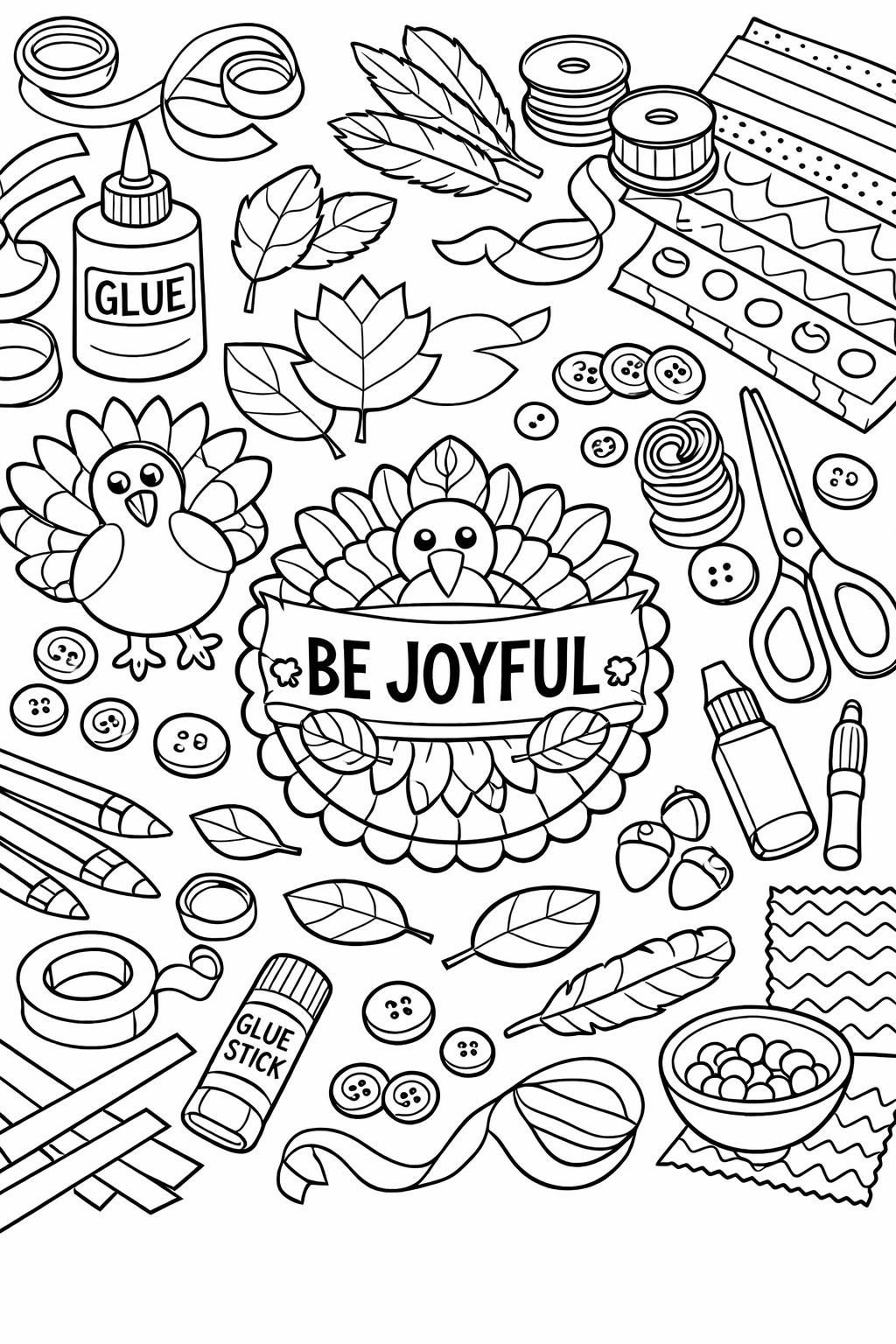 Thanksgiving pumpkin coloring page | autumn adult coloring sheet | free printable activity