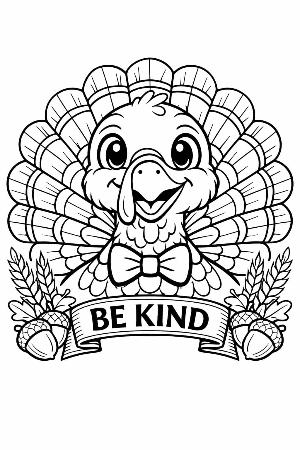 Thanksgiving gratitude coloring page | mindful adult coloring activity | free holiday printable