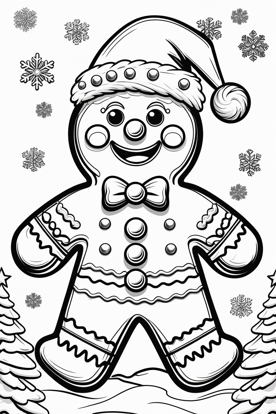 Enjoy the holiday season with this delightful gingerbread man winter coloring page! Perfect for kids and adults alike, this printable captures the festive spirit with a classic holiday treat surrounded by winter-themed decorations. Great for cozy winter activities, classroom crafts, and seasonal creative fun.Winter Coloring Pages | Winter Activities | Adult Coloring Pages | Kids Coloring Pages | Gingerbread Man Coloring | Holiday Printable | Seasonal Coloring | Christmas Crafts | Printable Coloring Sheet | Winter Fun