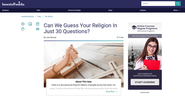 religious values tests | religious values | religious values quiz