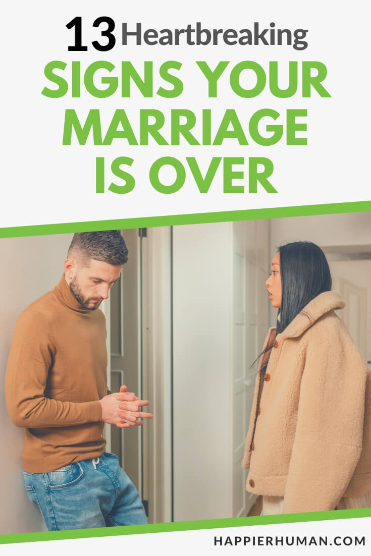 signs your marriage is over | marriage | divorce