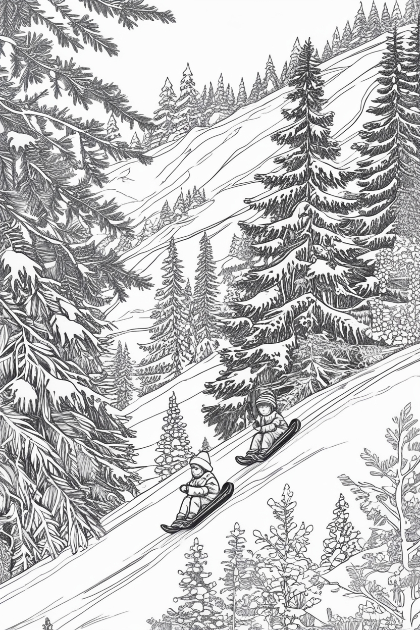 Enjoy the winter wonderland with this snowy landscape coloring sheet featuring kids sledding! Perfect for children, this printable coloring page captures the joy and excitement of snowy outdoor fun. Ideal for classroom activities, holiday crafts, or cozy indoor creativity on chilly days.Snowy Landscape Coloring Page | Kids Sledding Coloring Sheet | Winter Coloring | Printable Coloring Page | Snow Day Activity | Kids Winter Fun | Holiday Coloring | Winter Crafts | Free Printable | Seasonal Coloring | Outdoor Winter Fun | Children's Coloring | Winter Art