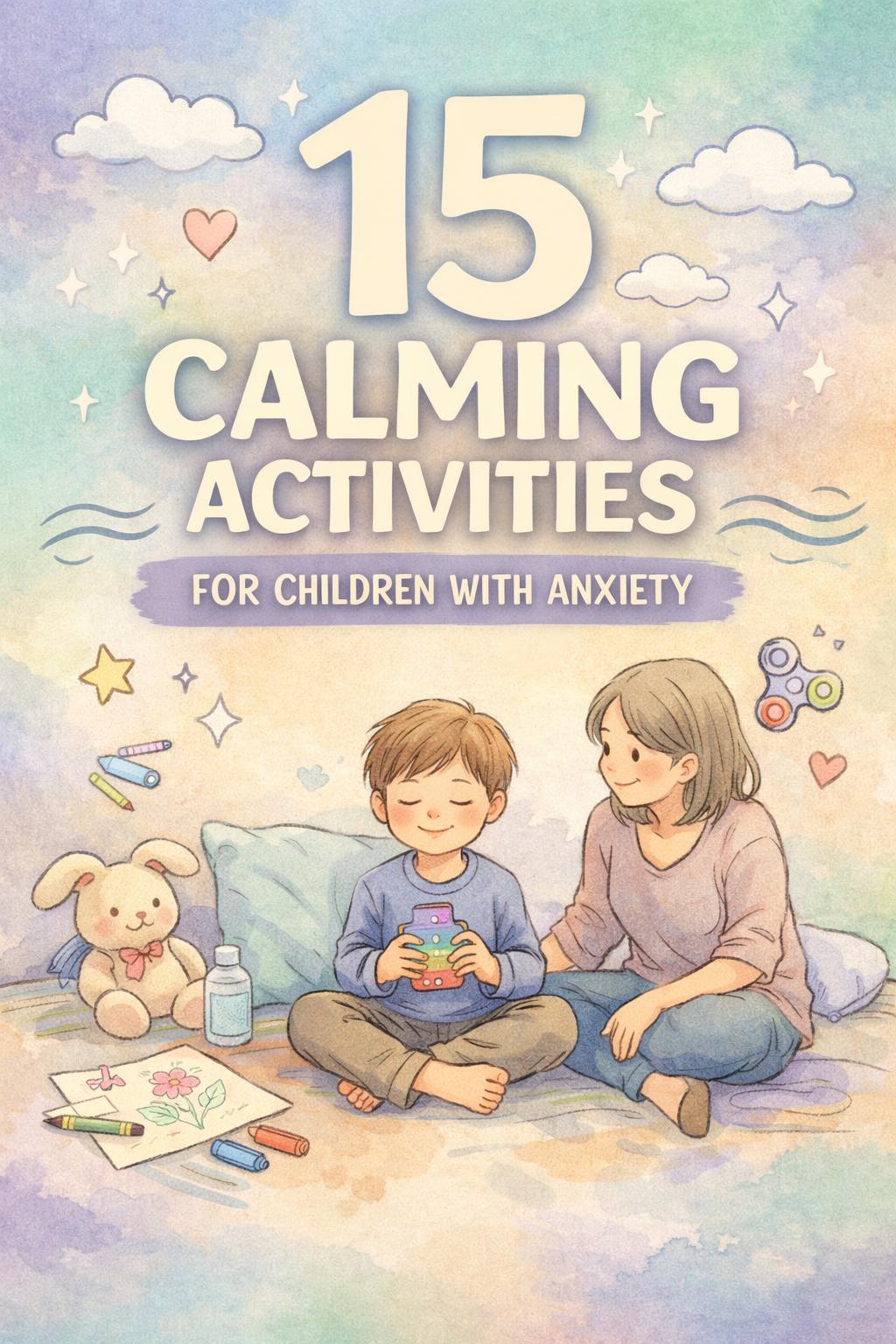 activities for children with anxiety | play therapy activities for anxiety | worry activities for students