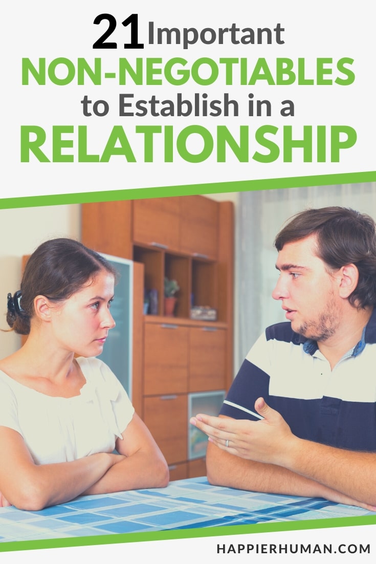 non negotiables in a relationship | non negotiable | non negotiable relationship