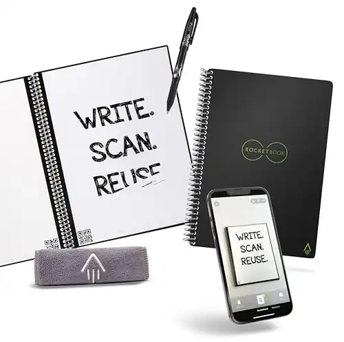 Rocketbook Planner & Notebook, Fusion : Reusable Smart Planner & Notebook