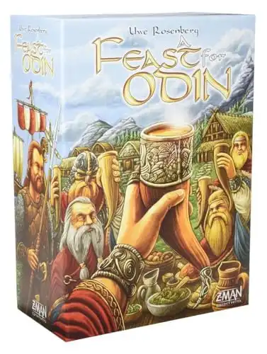 Z-Man Games A Feast For Odin Board Game | Viking Game | Strategy Game | Fun Family Board Game for Adults and Teens