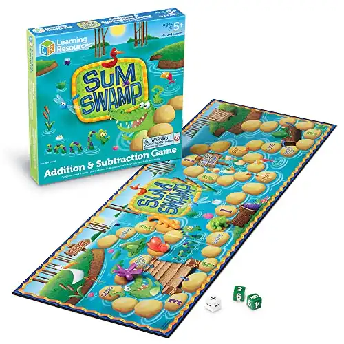 Sum Swamp Game Addition & Subtraction Game