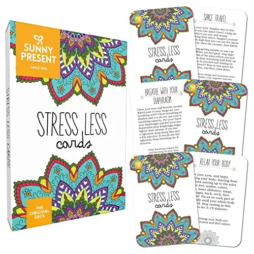 Sunny Present Stress Less Cards