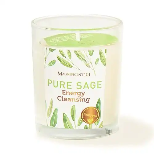 Magnificent 101 Long Lasting Pure Sage Scented Smudge Candles