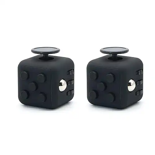 Appash Fidget Cube 2PCS Stress Anxiety Pressure Relieving Toy