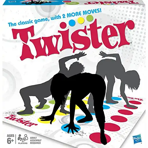 Hasbro Twister Party Classic Board Game for 2 or More Players