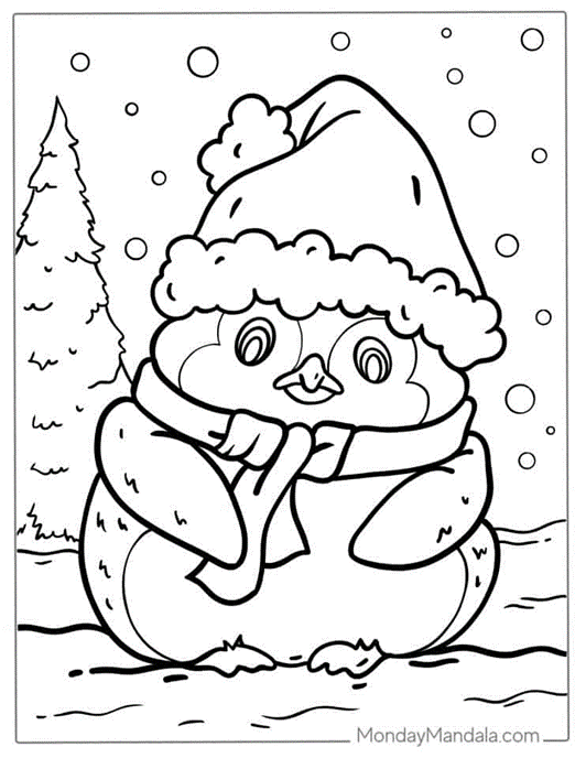 penguin coloring pages | coloring pages for penguins | penguin coloring page for adult