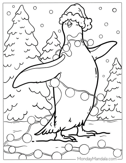 penguin coloring pages | coloring pages for penguins | penguin coloring page for kid and adult