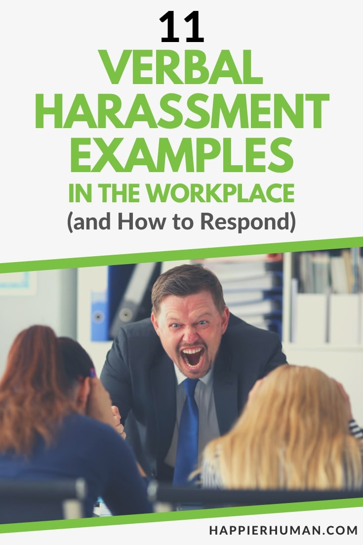 verbal harassment examples | verbal harassment | verbal harassment definition