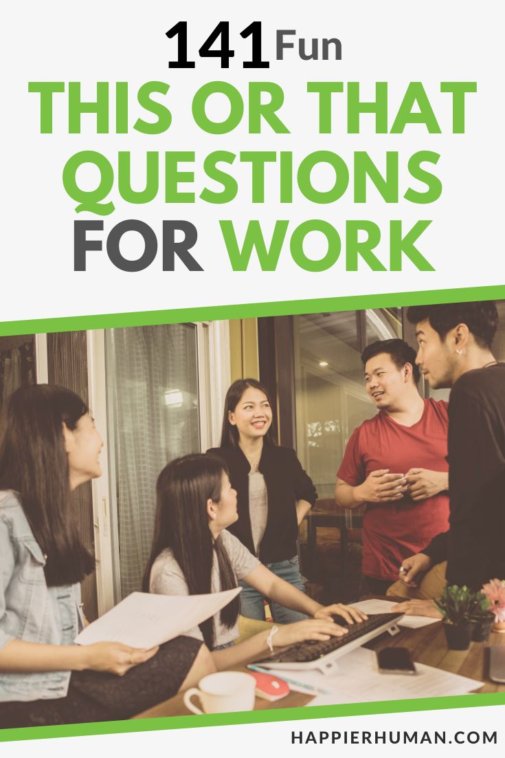 this or that questions for work | this or that questions | funny this or that questions