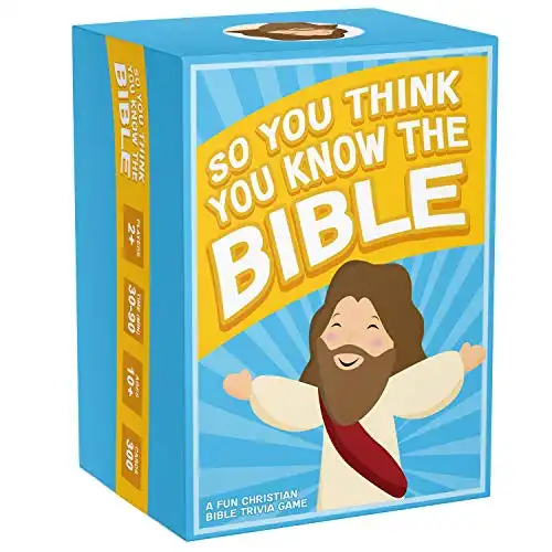 So You Think You Know The Bible, A Fun Bible Trivia Game for Families, Fellowships and Bible Study