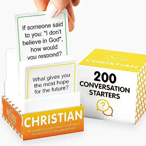 Conversation Cards for Christians Game - Explore Your Faith and Have Fun on Family Game Night, Bible Study or Youth Groups