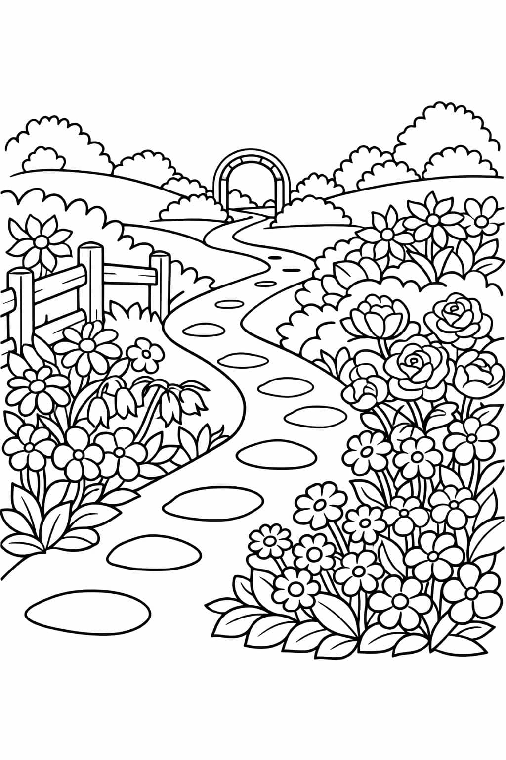 spring flowers coloring pages | spring time coloring page | spring coloring pages