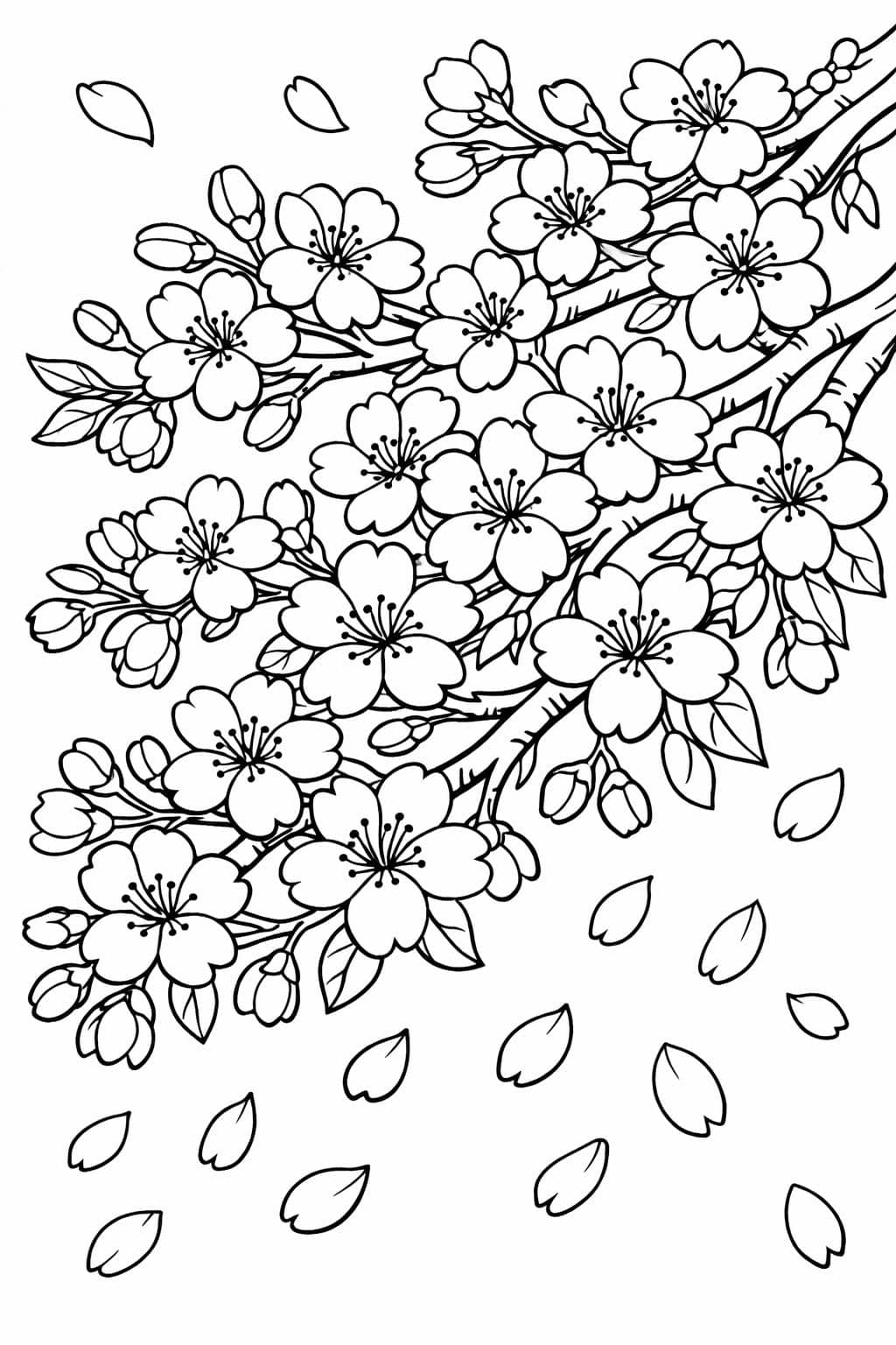 spring flowers coloring pages | spring time coloring page | spring coloring pages