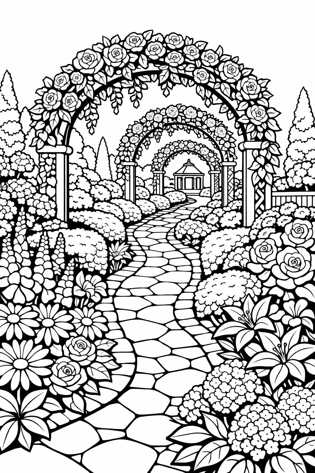 stress relief mandala flowers | calming floral patterns | relaxing art therapy page