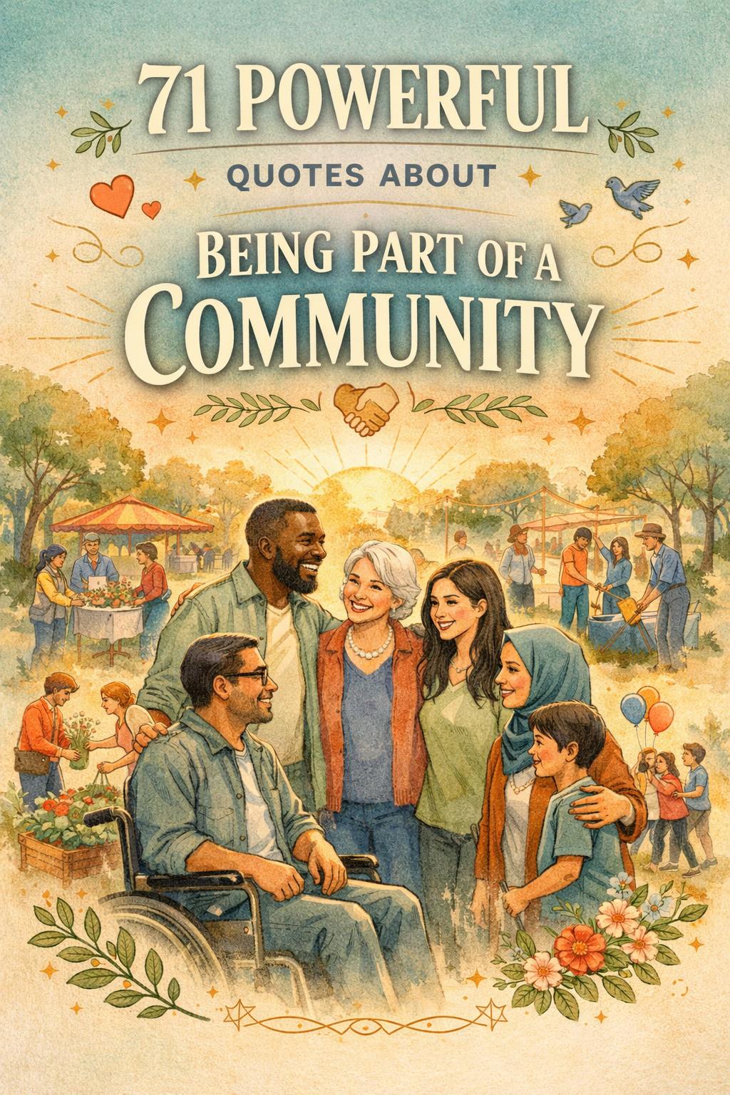quotes on community empowerment | quotes about community coming together | quotes about belonging to a community