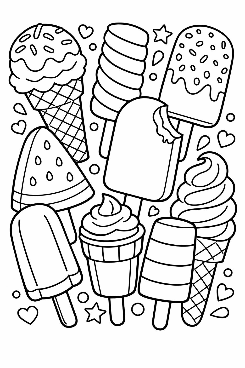 summer garden coloring page | flowers and butterflies | nature scene art