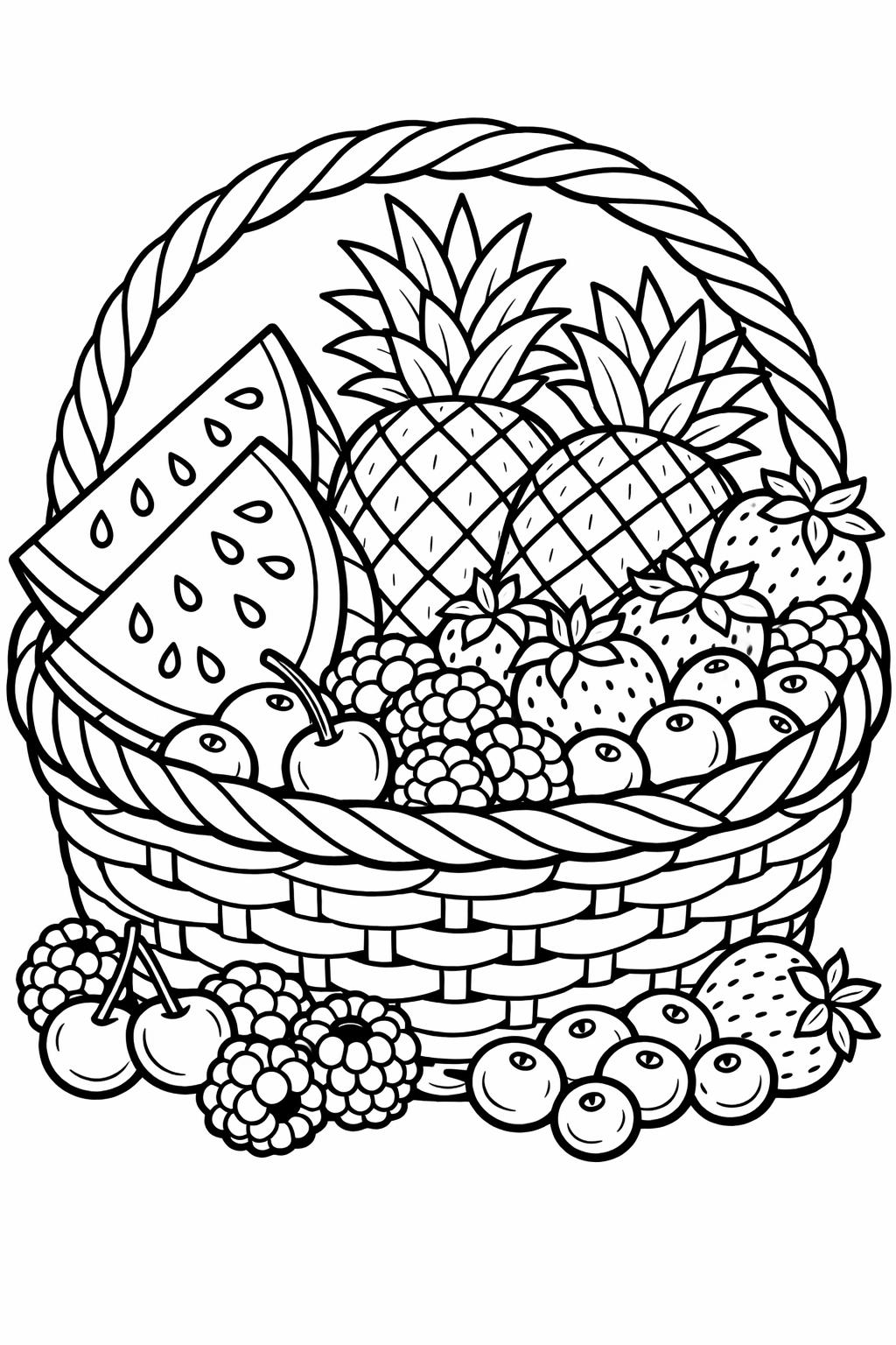 summer pool coloring page | swimming and float scene | fun water activity art