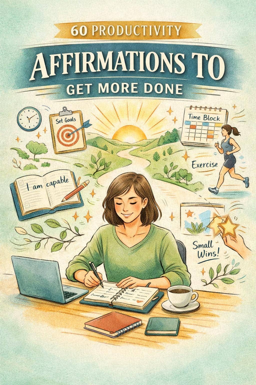 affirmations for productivity | affirmations for completing tasks | affirmations to stop procrastinating