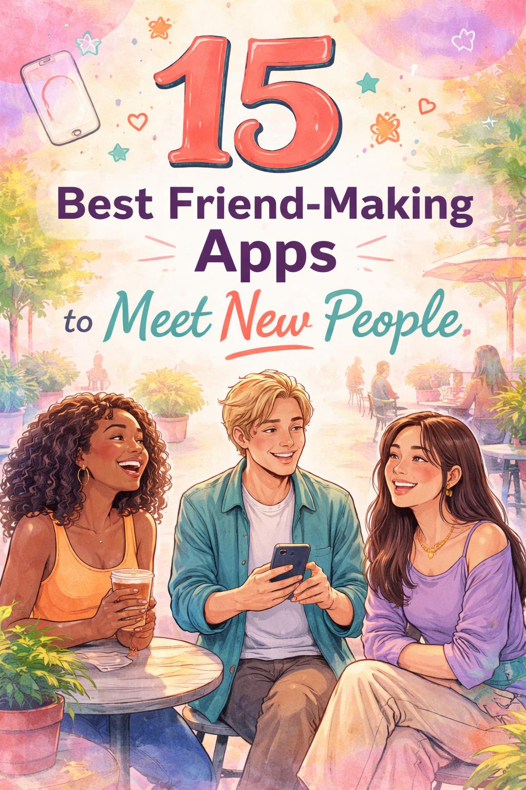 Apps to make friends under 18 | Make friends online not dating | Best apps to make friends