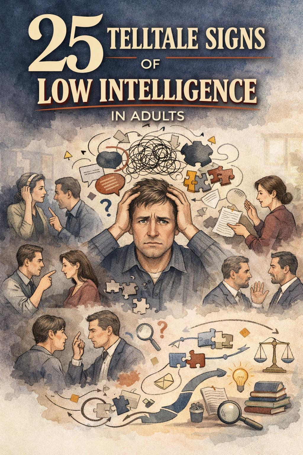 signs of low intelligence | low intelligence | low intelligence in people