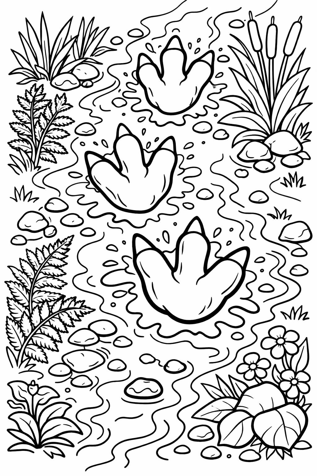 realistic dinosaur coloring page | detailed dino outline | educational kids sheet