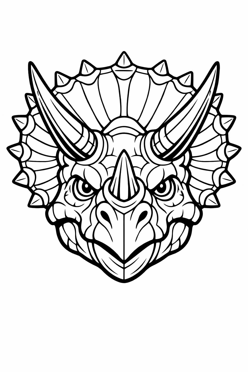 dinosaur coloring page for kids | cute dino illustration | fun children’s coloring sheet