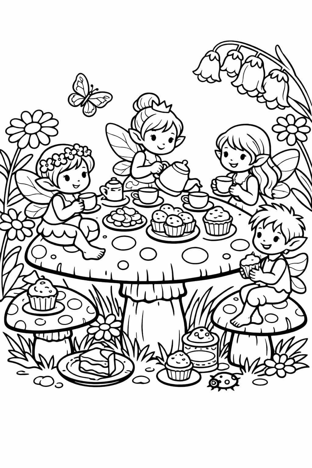Spark your imagination with these beautiful fairy coloring pages! A magical activity for kids and adults alike. | Fairy Coloring Pages | Fantasy Coloring Sheets | Printable Fairy Art | Whimsical Coloring Fun | Enchanting Coloring Activities | Creative Fairy Printables | Magical Fantasy Art | Fairy-Themed Coloring Pages