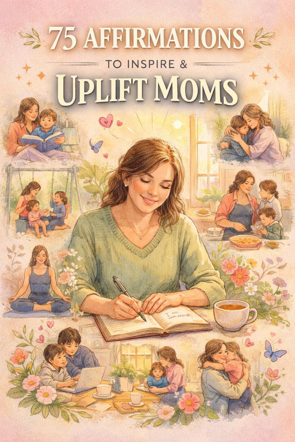 Discover 75 positive affirmations for moms to boost confidence, reduce stress, and embrace the joys of motherhood. Empower yourself daily with these uplifting words!positive affirmations | affirmations for moms | mom confidence | motherhood inspiration | daily affirmations | empowering moms | mom self-care | uplifting words | mom motivation | stress relief for moms