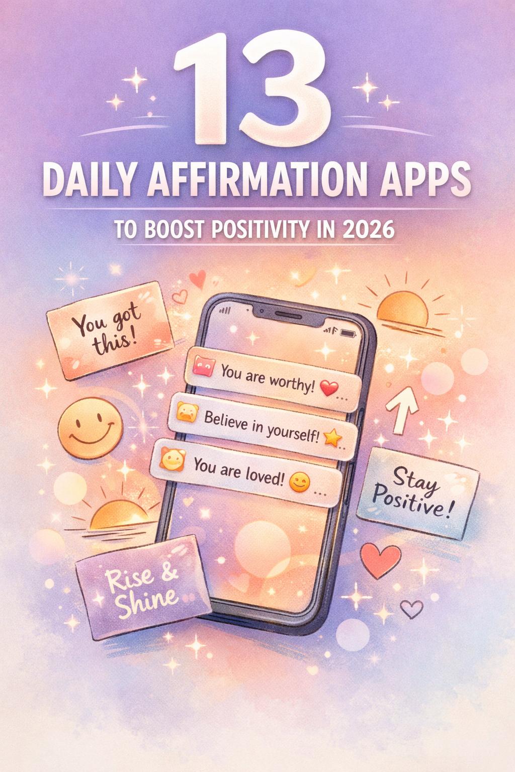 Discover the top 13 daily affirmation apps that will uplift your spirits and empower you with positive affirmations every day. Enhance your mindset, boost confidence, and cultivate self-love with these powerful apps to increase mindfulness with affirmations.