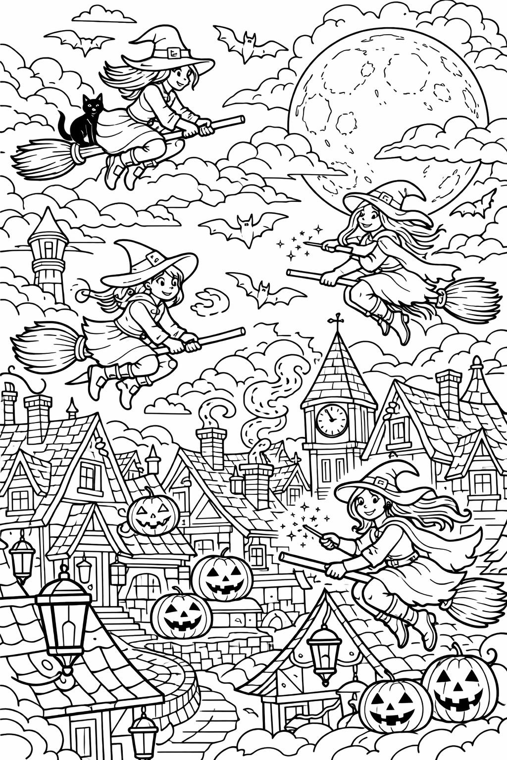 raven coloring page | gothic bird design | intricate coloring page