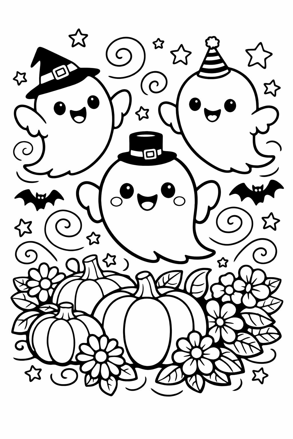 witch coloring page | mystical Halloween illustration | intricate coloring sheet