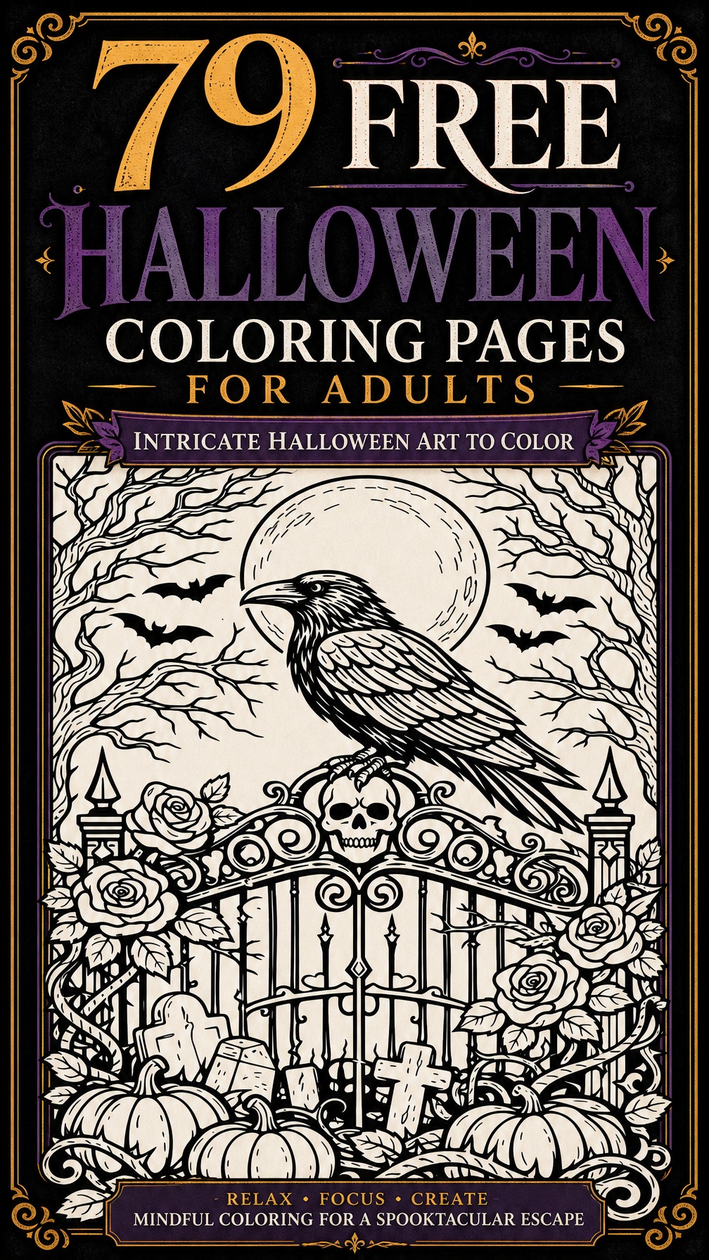 Dive into Halloween fun with free printable coloring pages for adults and kids, featuring pumpkins, ghosts, witches, and more. Perfect for spooky crafts, stress relief, and festive décor.free halloween coloring pages | halloween coloring for kids | adult halloween coloring | printable halloween sheets | spooky coloring fun | halloween crafts free | pumpkin coloring pages | ghost witch designs | cute Halloween coloring