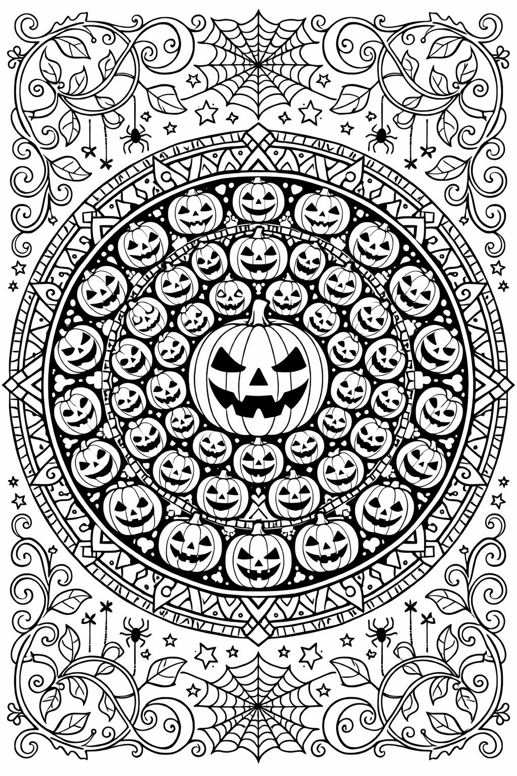 Halloween quote coloring page | spooky inspirational message | decorative coloring page