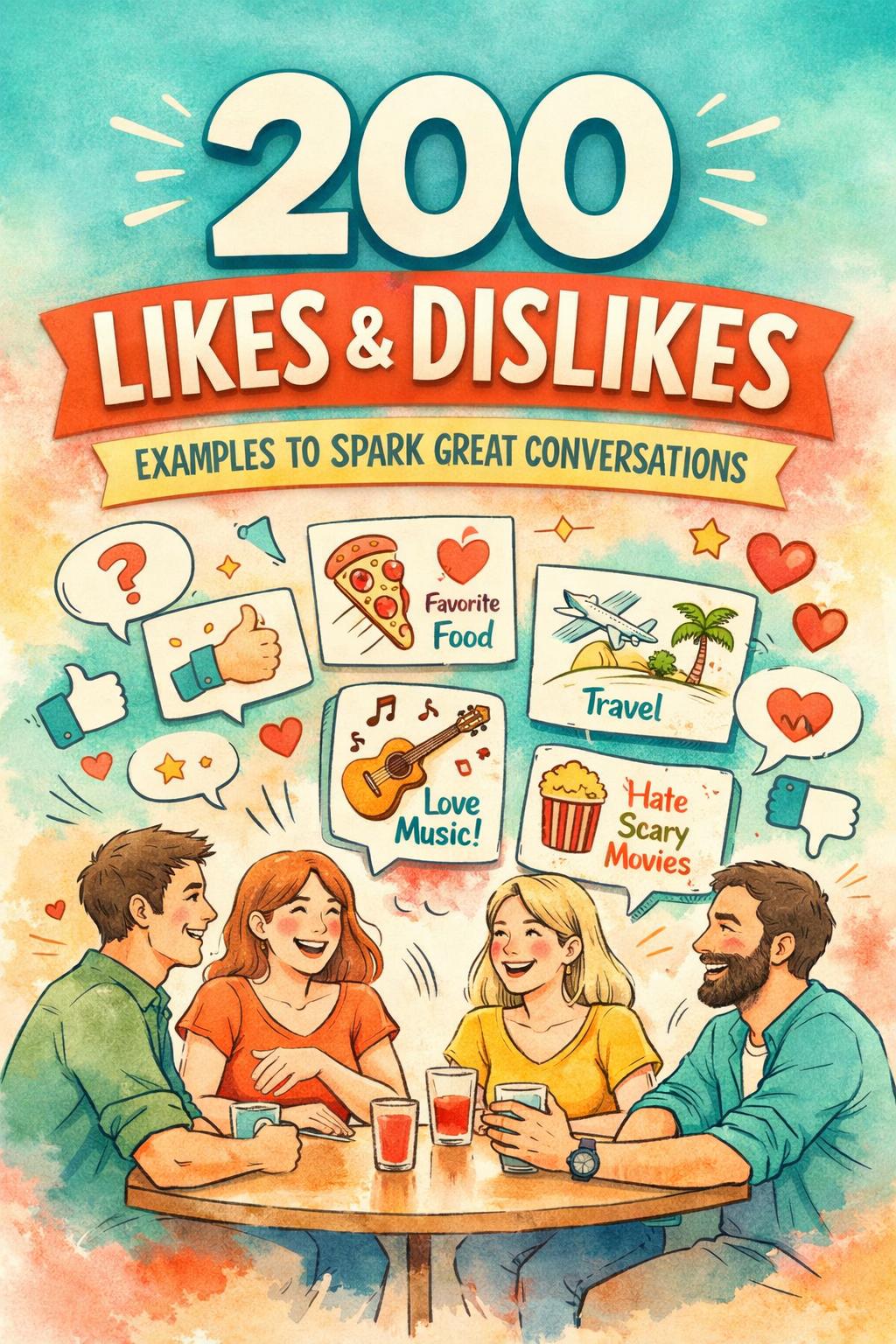 Likes and Dislikes Examples | likes and dislikes personality | Likes and Dislikes Questions