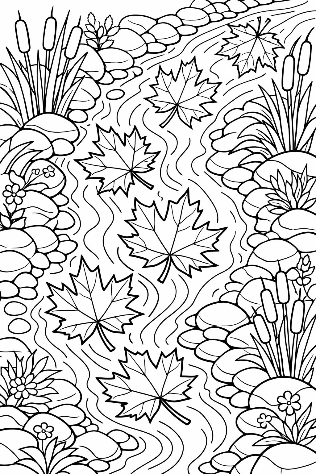 pumpkin house coloring page | whimsical fall illustration | creative printable page